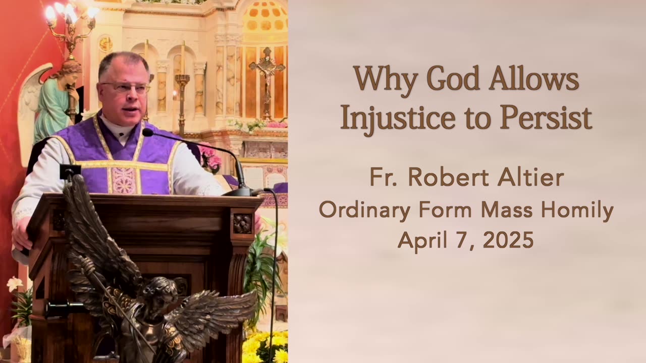 Why God Allows Injustice to Persist