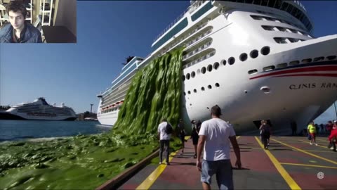 Outtake #1,123 Of The Large Green Slime Spill On A Cruise Ship Fake Funny Parody Video
