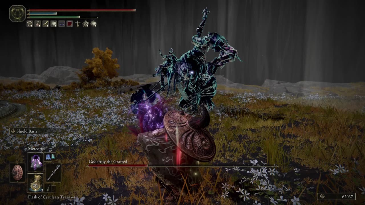 Elden Ring PC | Godefroy the Grafted boss fight solo on NG