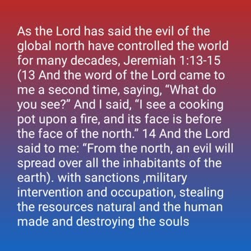 The evil of the global north