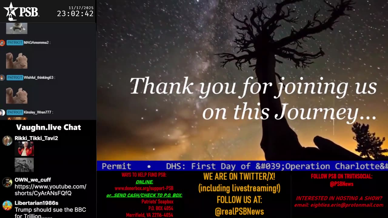 2025-11-17 23:00 EST - Crossing the Matrix: with Chris