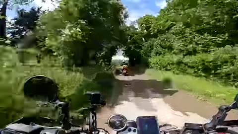 Camping with a motor bike in England🇬🇧😲