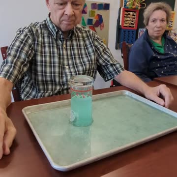 Trying something new with the residents besides crafts We decided to try