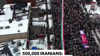 Hundreds of thousands of pro Iranian demonstrators gathered across North America and Europe