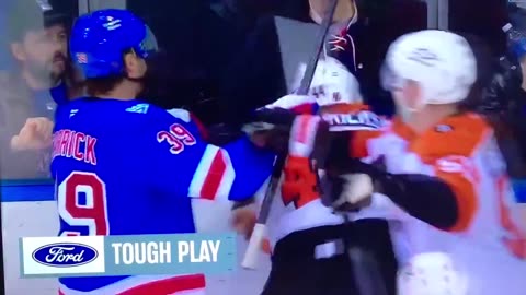 Fight 👊🏻 Rangers #78 B. Othmann vs Flyers #44 Deslauriers