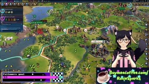 Playing Civilization VI and trying to conquer the world!!!!