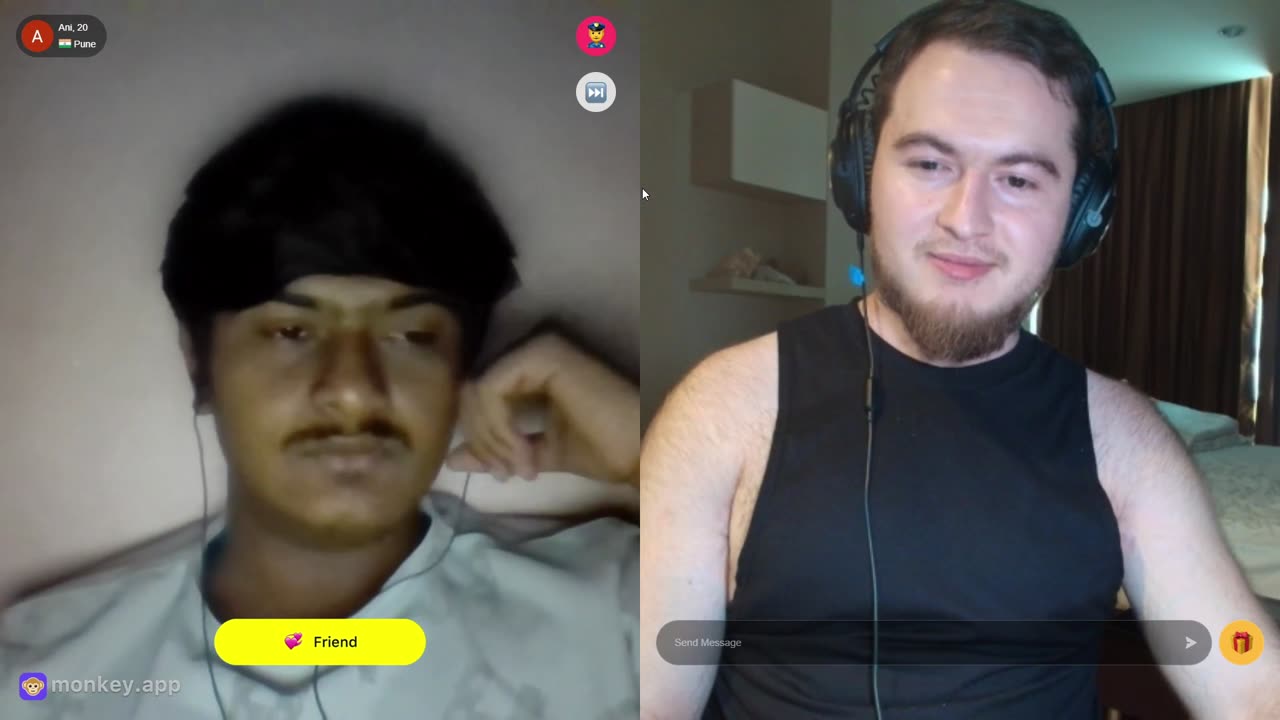 Indian Trying not to laugh on that - Monkey App - Borz Noxus Livestream
