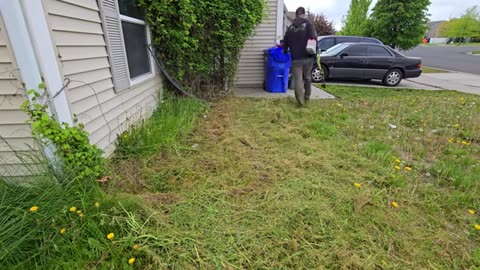 Night Shift Father Was READY To Mow But I Surprised His Family With THIS_part6