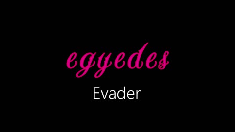 Egyedes ¦ Evader (official audio)