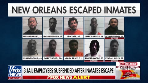 Manhunt continues for 7 escaped inmates from New Orleans jail
