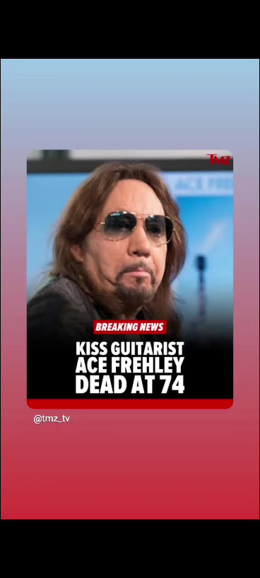 Rip to rock member guitarist ace frehley rip to him 🙏🕊🕯🎸🎤 10/17/25