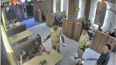 Bihar Shock: Cop Misbehaves With Brother–Sister Duo at Restaurant — Entire Incident Caught on CCTV!