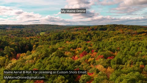 Maine B-Roll (No Sound) Fall Foliage in Gray, Maine Video 6