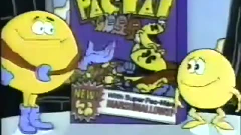 Pac-Man Cereal w/Super Pac-Man Marshmallows TV Commercial from 1985