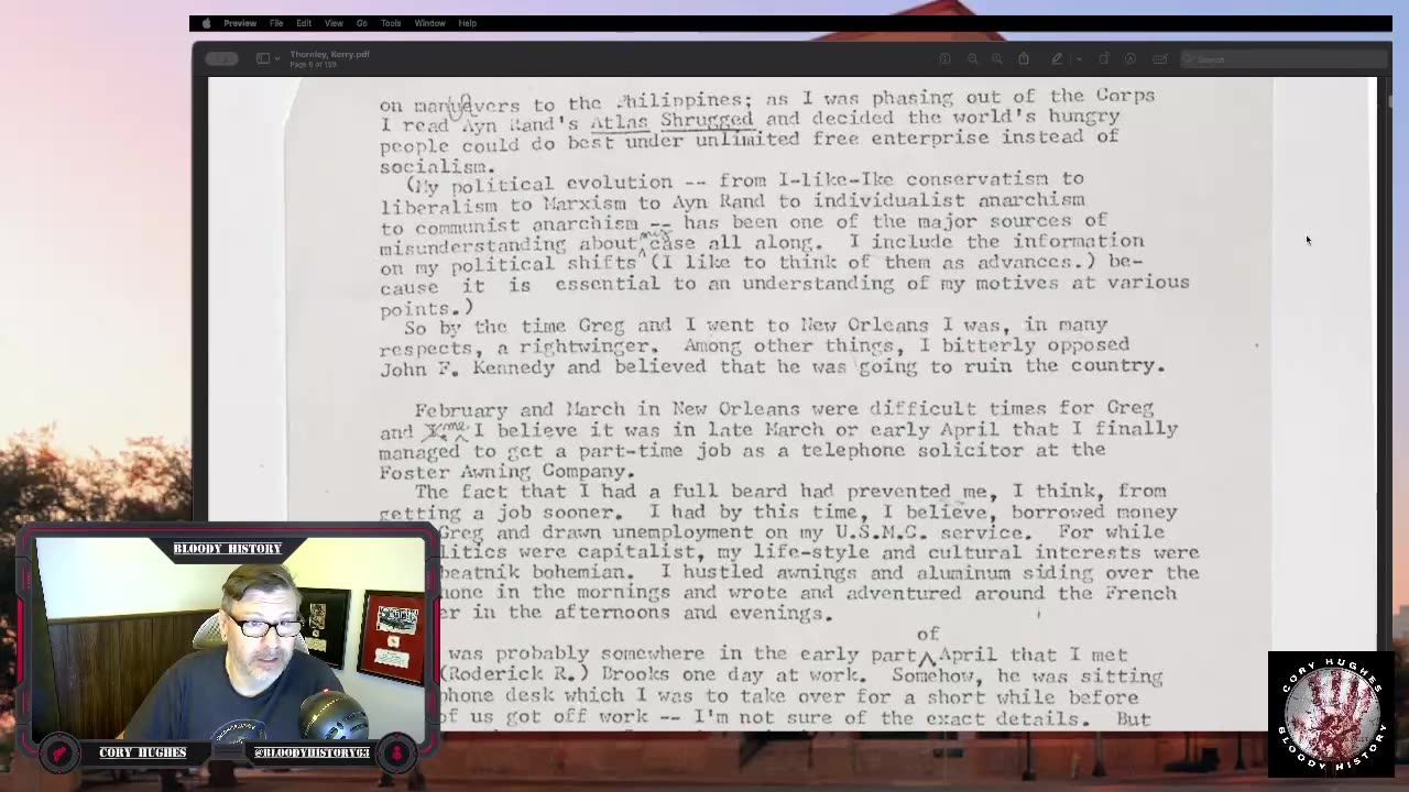 Confessions of a Killer - The Kerry Thornley Affidavit