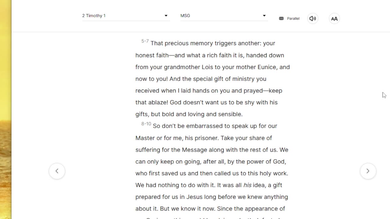 1 Timothy chapter 2