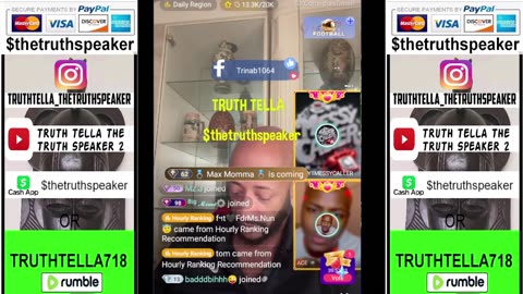 ACESOFAMOUS JOINS PEDO-FLOP TRINA B LIVE TO SET THE RECORD STRAIGHT ABOUT HIM & MOMMA ACE MESSY CALLER JOINS & TRINA B GETS CLIPPED TRYING TO MAKE IT ABOUT QUEEN TOMIKAY #OOOPS
			