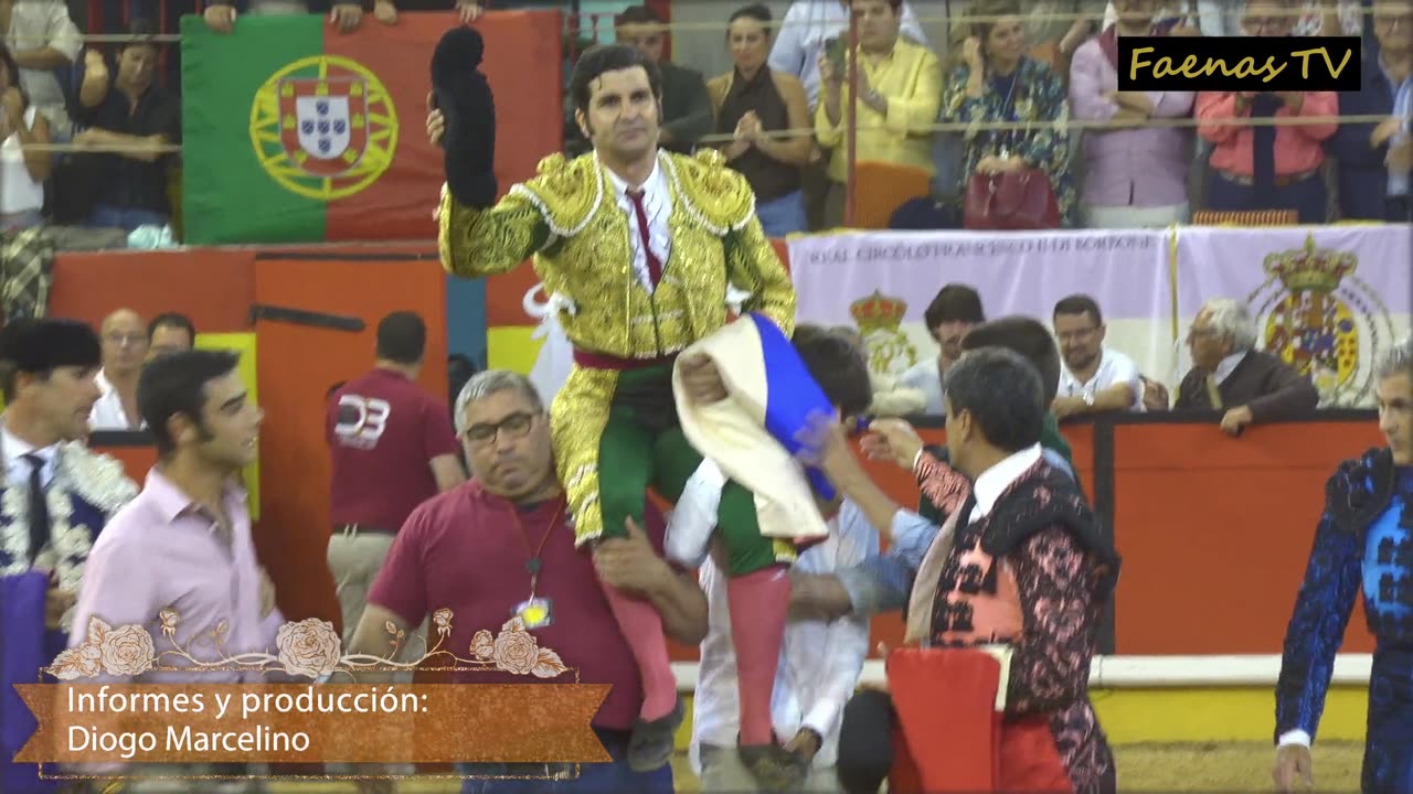 Momentos de Morante de la Puebla em Portugal - Nazaré 19 de julho de 2025