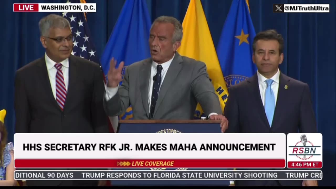 RFK Jr says we will eliminate one by one all the dangerous ingredients in our food