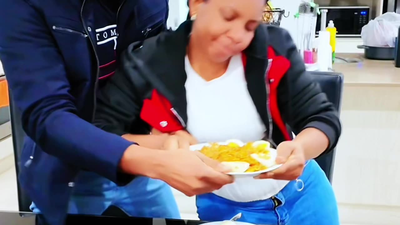 She played herself...watch till the end
