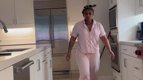 Daughter Slips On Freshly Mopped Floor