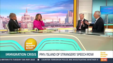 The PM is facing criticism for his 'Island of strangers' speech row