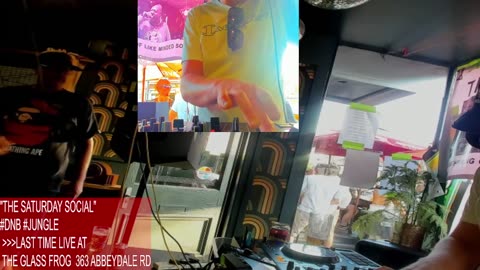 "THE SATURDAY SOCIAL" #DNB #JUNGLE >>>LAST TIME LIVE AT THE Glass Frog 363 Abbeydale rd