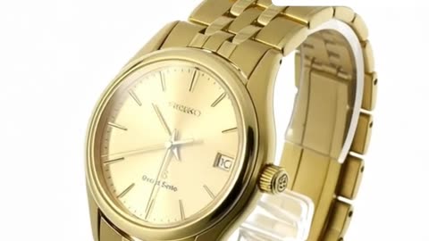 SEIKO Grand Quartz Yellow Gold Watch | Rare Luxury by NY Elizabeth