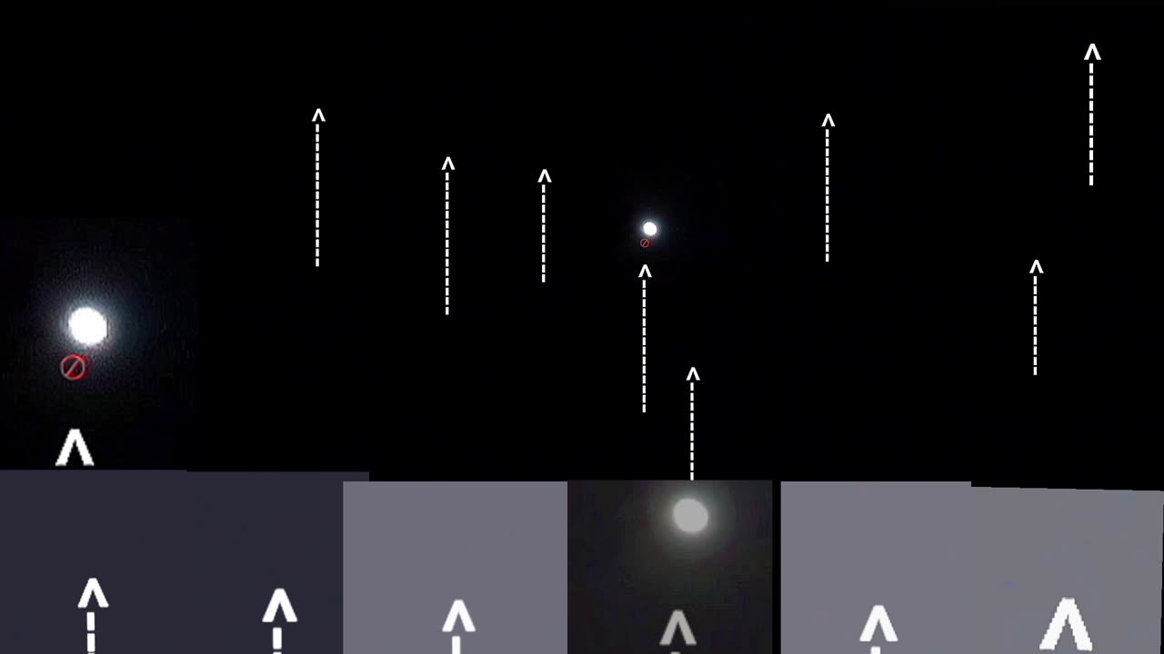 Stars that don't move with the moon?