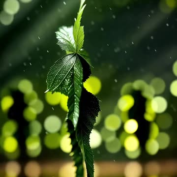 “🍂 Modern Dance of Fallen Leaves in Summer Rain 🌧✨”
