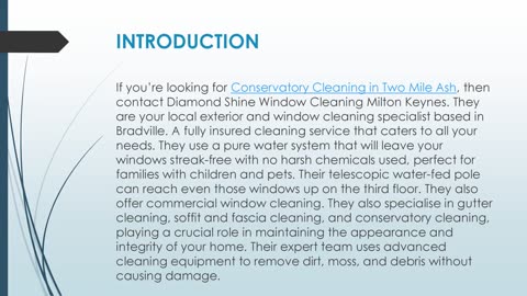 Best Conservatory Cleaning in Two Mile Ash