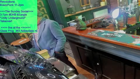 Revolutions #JazzFunk 11-2pm >The Sunday Social< 3-7pm #DNB #Jungle "ft. Unity Underground" > live < Glass Frog 363 Abbeydale rd