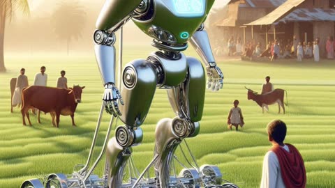 Cow v/s robot