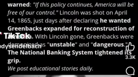 Lincoln's "Greenbacks" (Read Description)