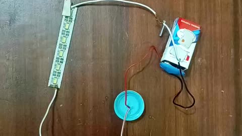 LED bulb 💡 lighting with 9 volt battery 🔋 working model science tech project