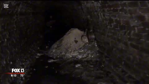 ⛔️Hidden network of tunnel systems found in Ybor City, Florida.