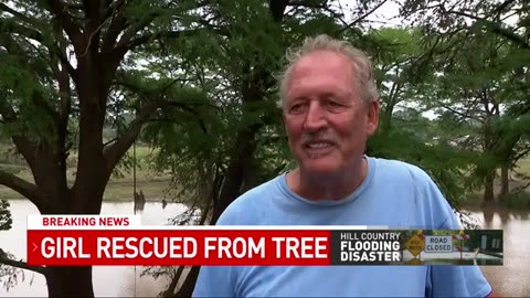 Woman rescued after found clinging to tree in raging Guadalupe River