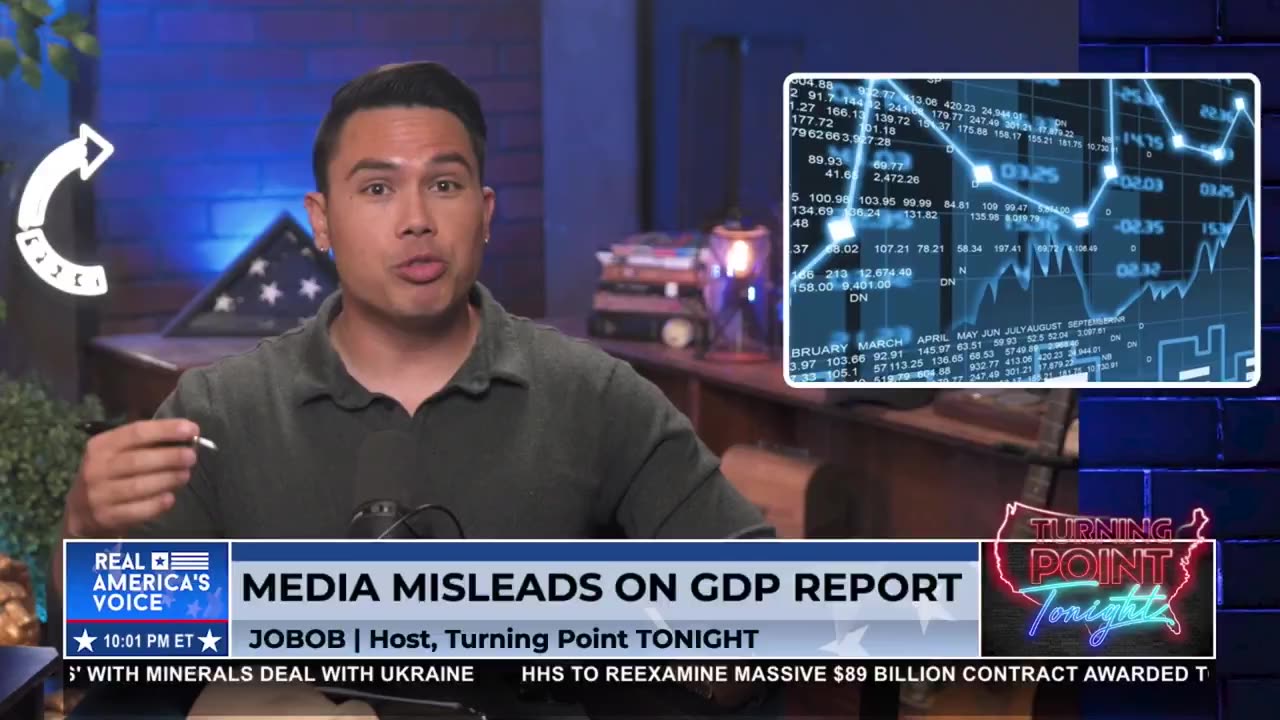 MEDIA MISLEADS ON GDP REPORT