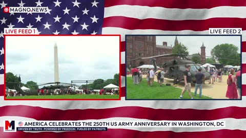 🇺🇸 Military Parade for 250th Army Anniversary on President Trump’s 79th Birthday (June 14, 2025)