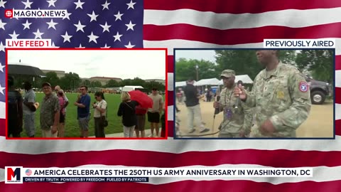 🇺🇸 Military Parade for 250th Army Anniversary on President Trump’s 79th Birthday (June 14, 2025)
