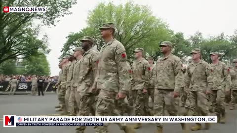 🇺🇸 Military Parade for 250th Army Anniversary on President Trump’s 79th Birthday (June 14, 2025)