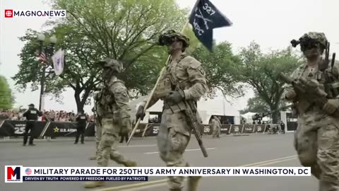 🇺🇸 Military Parade for 250th Army Anniversary on President Trump’s 79th Birthday (June 14, 2025)