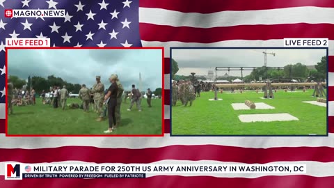 🇺🇸 Military Parade for 250th Army Anniversary on President Trump’s 79th Birthday (June 14, 2025)