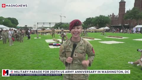🇺🇸 Military Parade for 250th Army Anniversary on President Trump’s 79th Birthday (June 14, 2025)