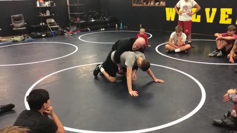 Crab ride control from referees position on top