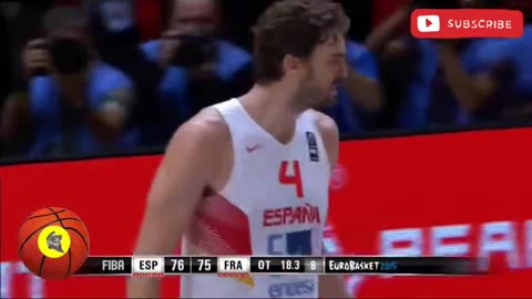 PAU GASOL 40PTS 11REB 3TAP para destrozar a Francia