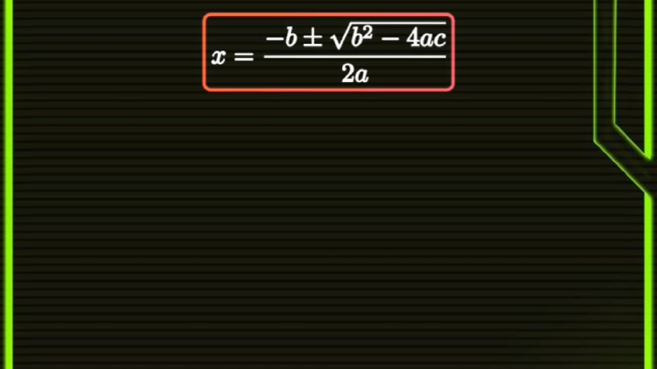 How to derive quadratic formula