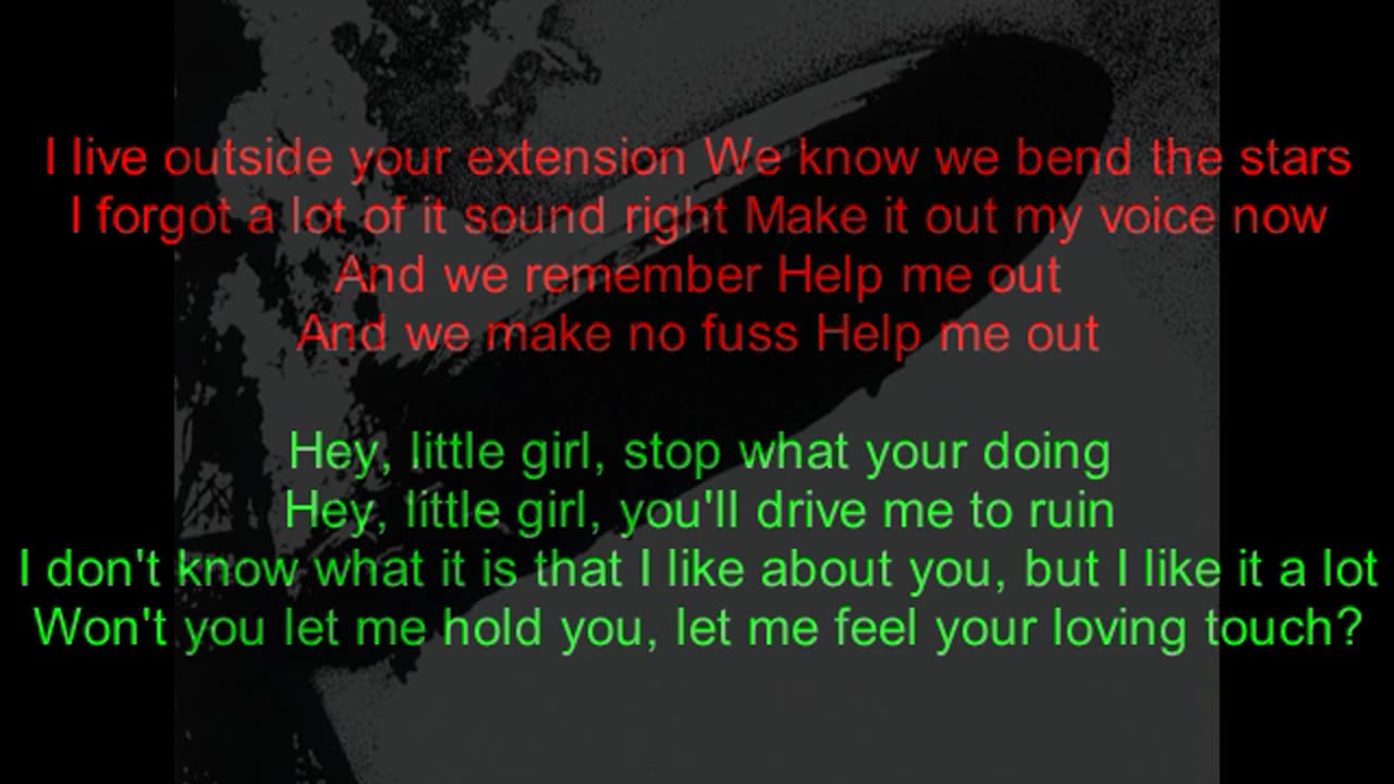 Led Zeppelin I #7 Communication Breakdown (backward lyrics in red)