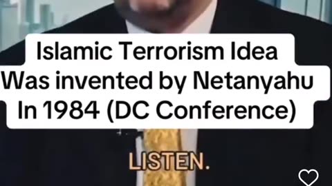 David Miller: Netanyahu made up Islamic Terrorism in 1984 in Washington DC