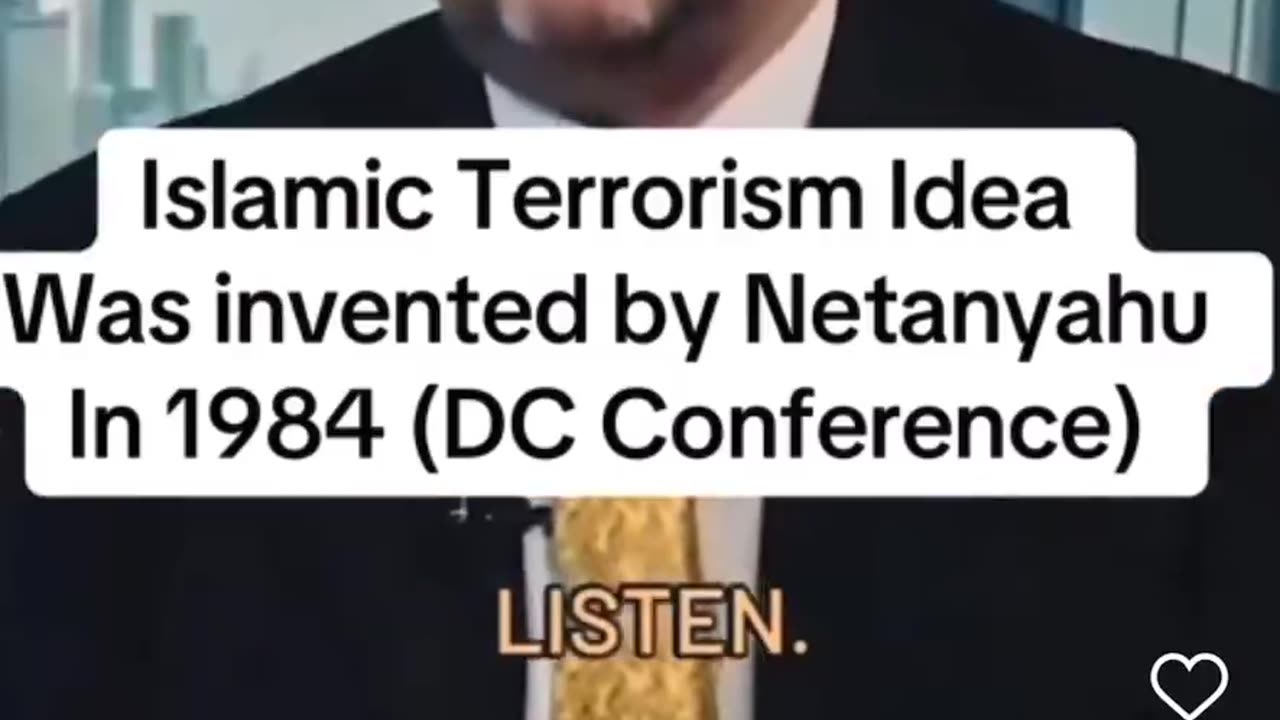 David Miller: Netanyahu made up Islamic Terrorism in 1984 in Washington DC